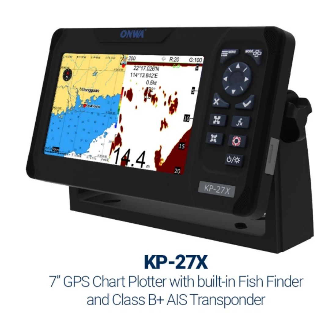 7 inci Onwa KP-27X. AIS & Fish - Fish Finder Transducer ulasan dan harga