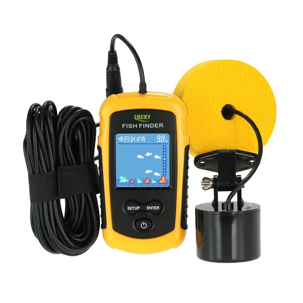 Penemu ikan berkabel portabel  - Fish Finder Transducer ulasan dan harga