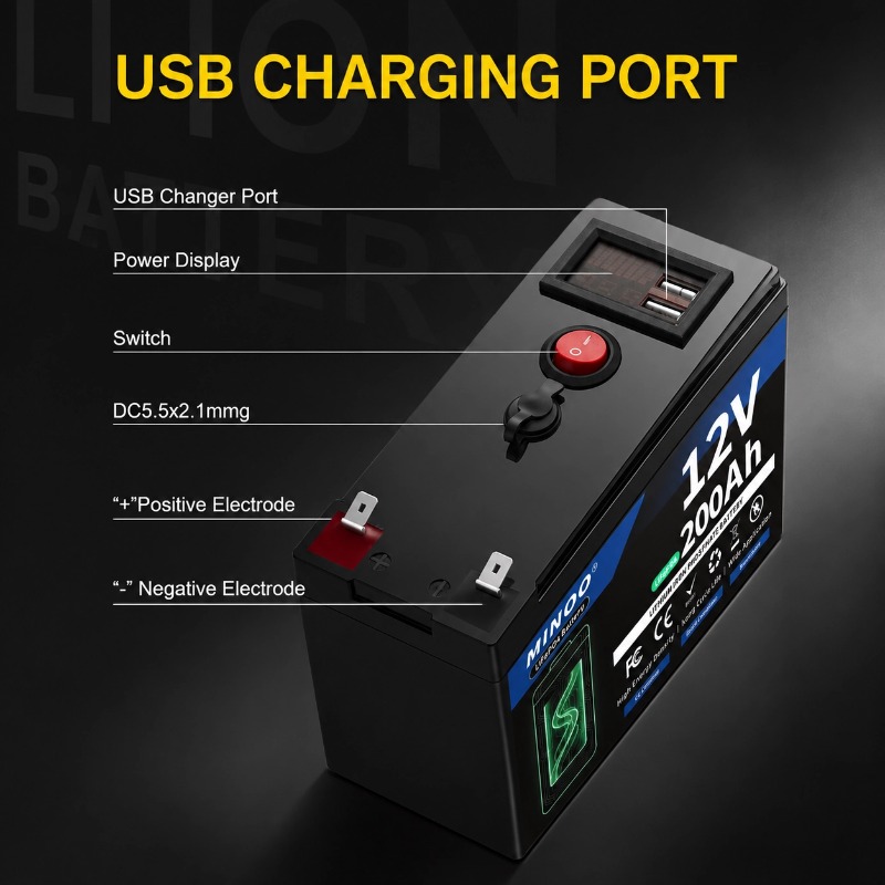 Baterai LiFePO4 12V 200Ah Deep - Fish Finder Charger ulasan dan harga