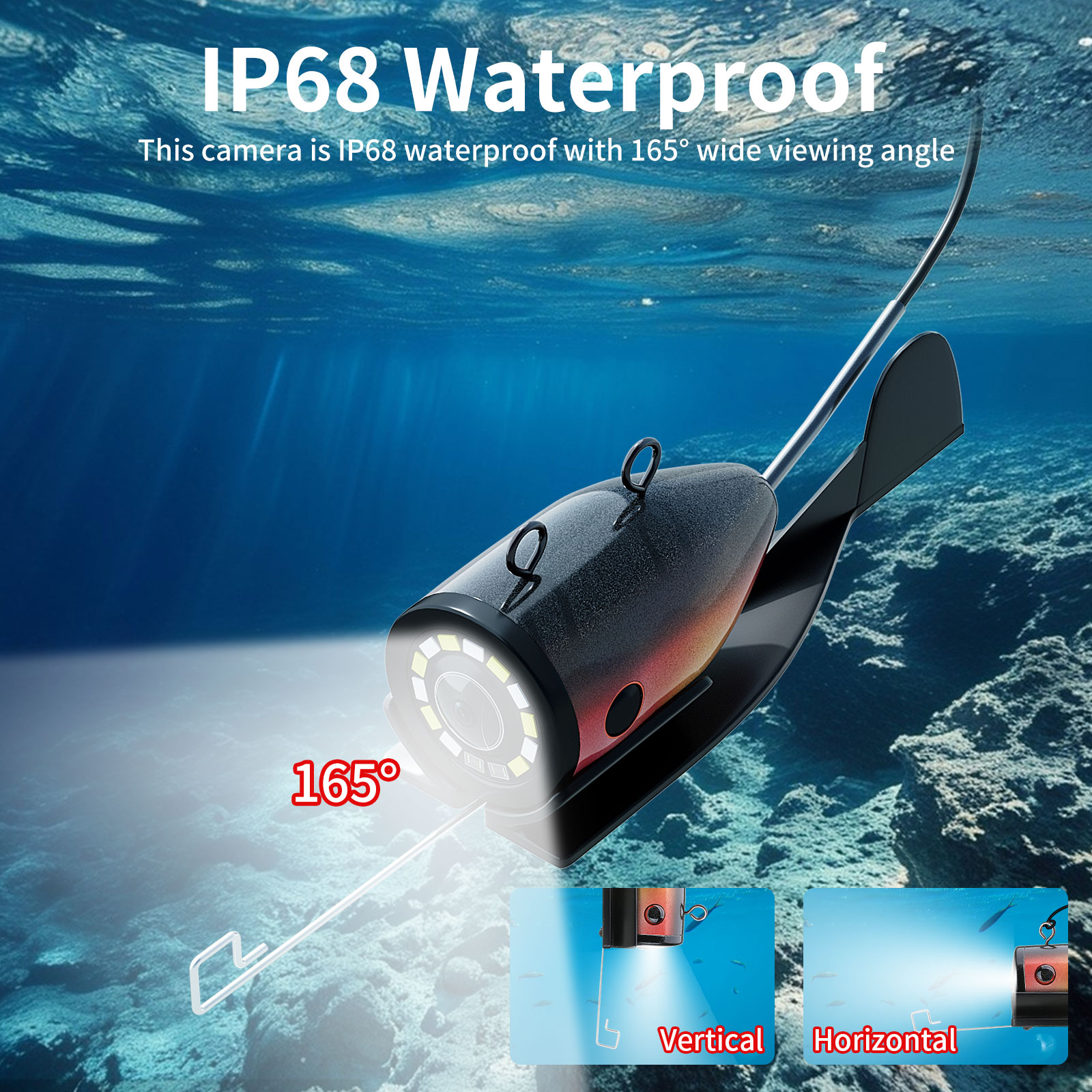 Kamera Memancing Bawah Air - P - Fish Finder Cable ulasan dan harga