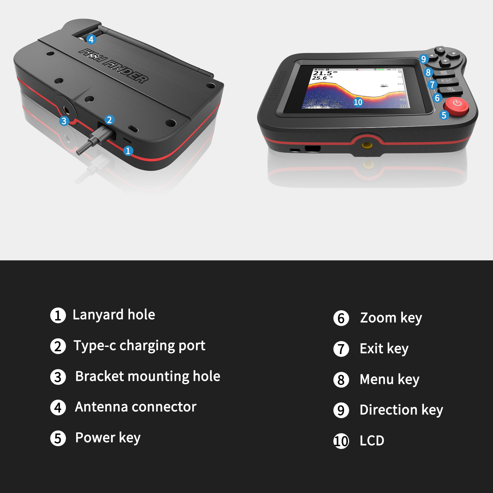 FindFish 200M Pencari Ikan Por - Fishing Depth Finder ulasan dan harga