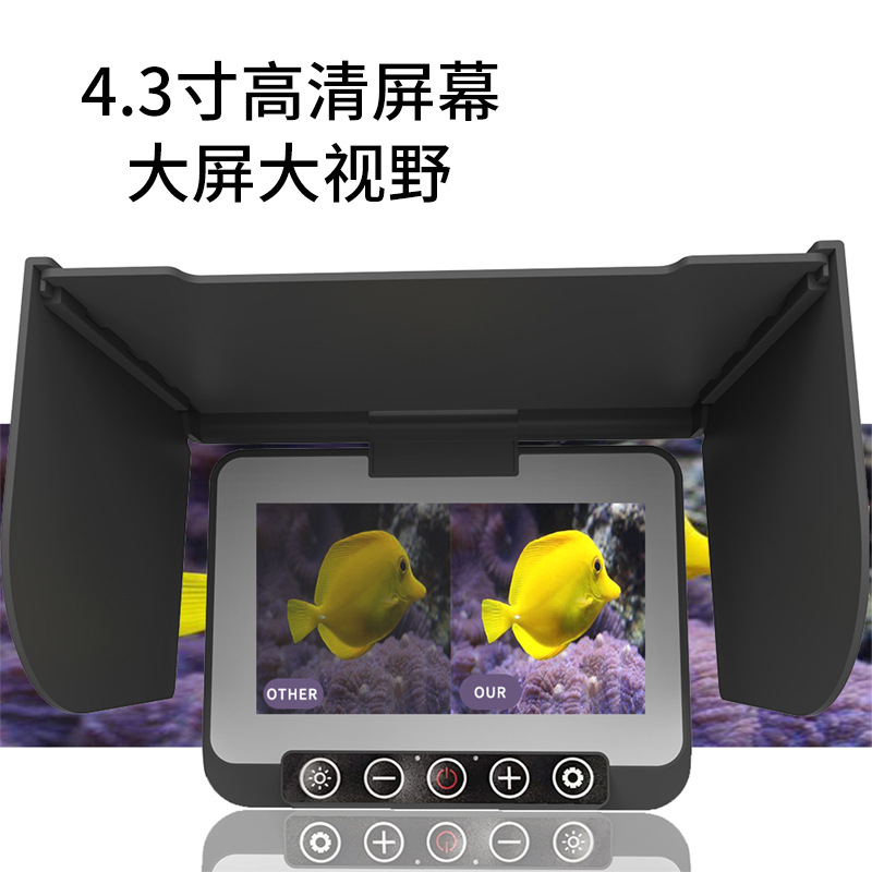 Layar IPS 4.3 Inci 1000TVL Kam - Fish Finder ulasan dan harga