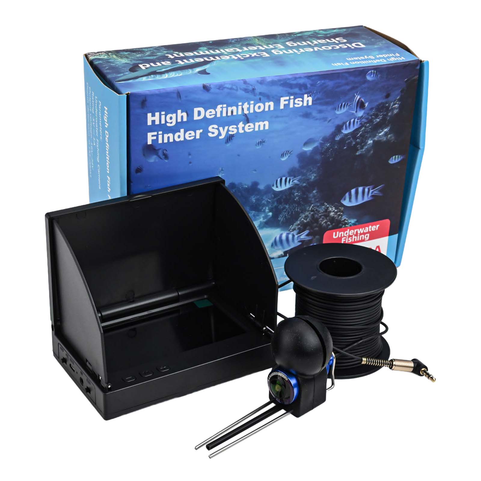 Alat Pendeteksi Ikan Layar HD  - Fishing Depth Finder ulasan dan harga