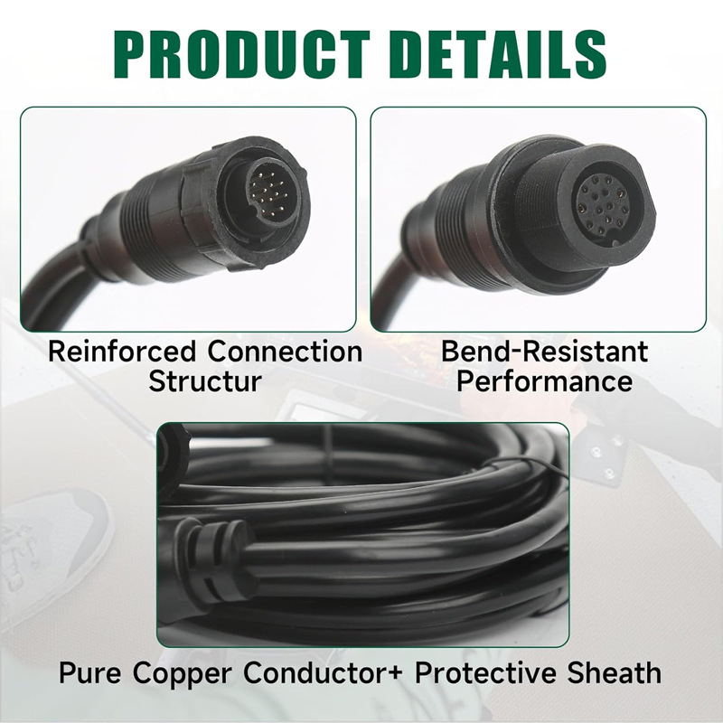 Kabel Adaptor Fish Finders 14  - Fish Finder Transducer ulasan dan harga