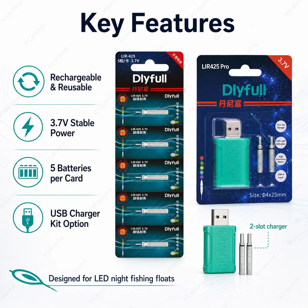 Baterai Lithium Isi Ulang LIR4 - Fish Finder Charger ulasan dan harga